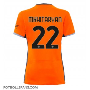 Inter Milan Henrikh Mkhitaryan #22 Replika Tredje Tröja Damer 2023-24 Kortärmad
